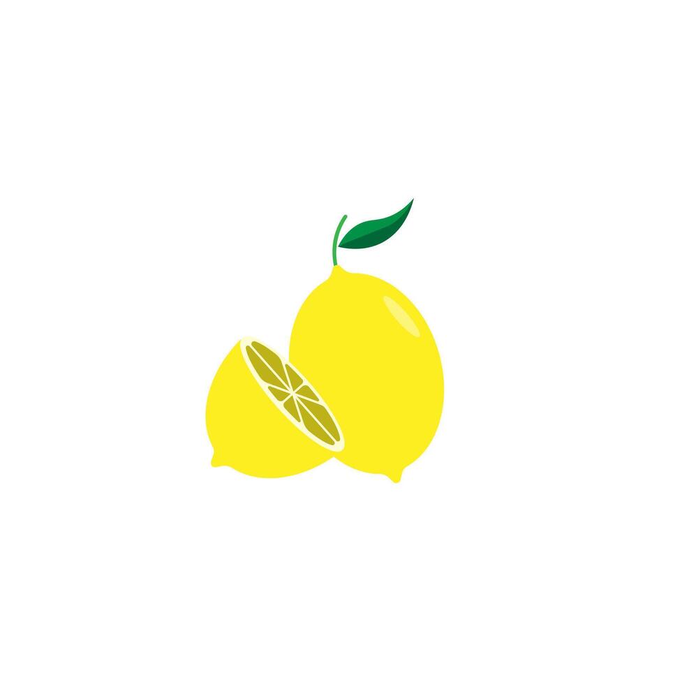 lemon icon design creative illustration simple concept symbol for web icon eps 10 vector