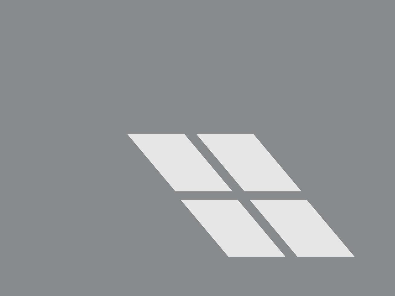 A minimalist abstract image featuring four light gray vector