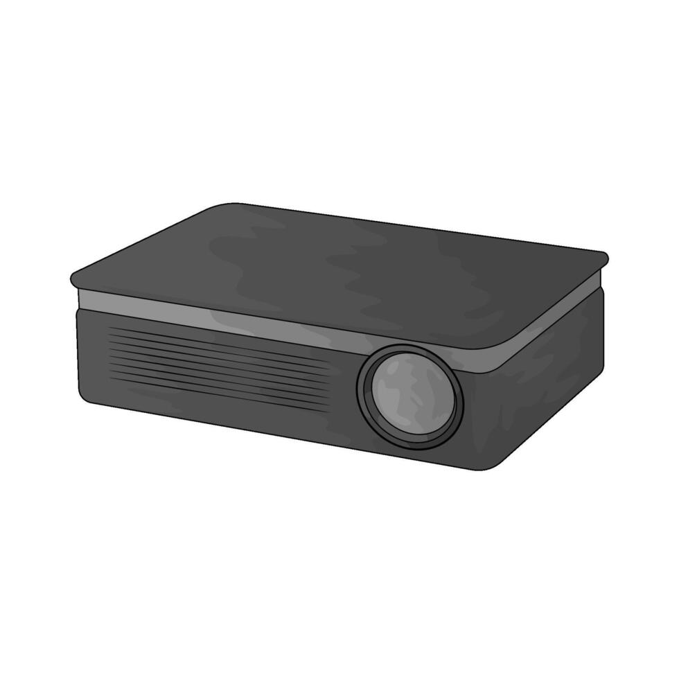 illustration of smart projector vector