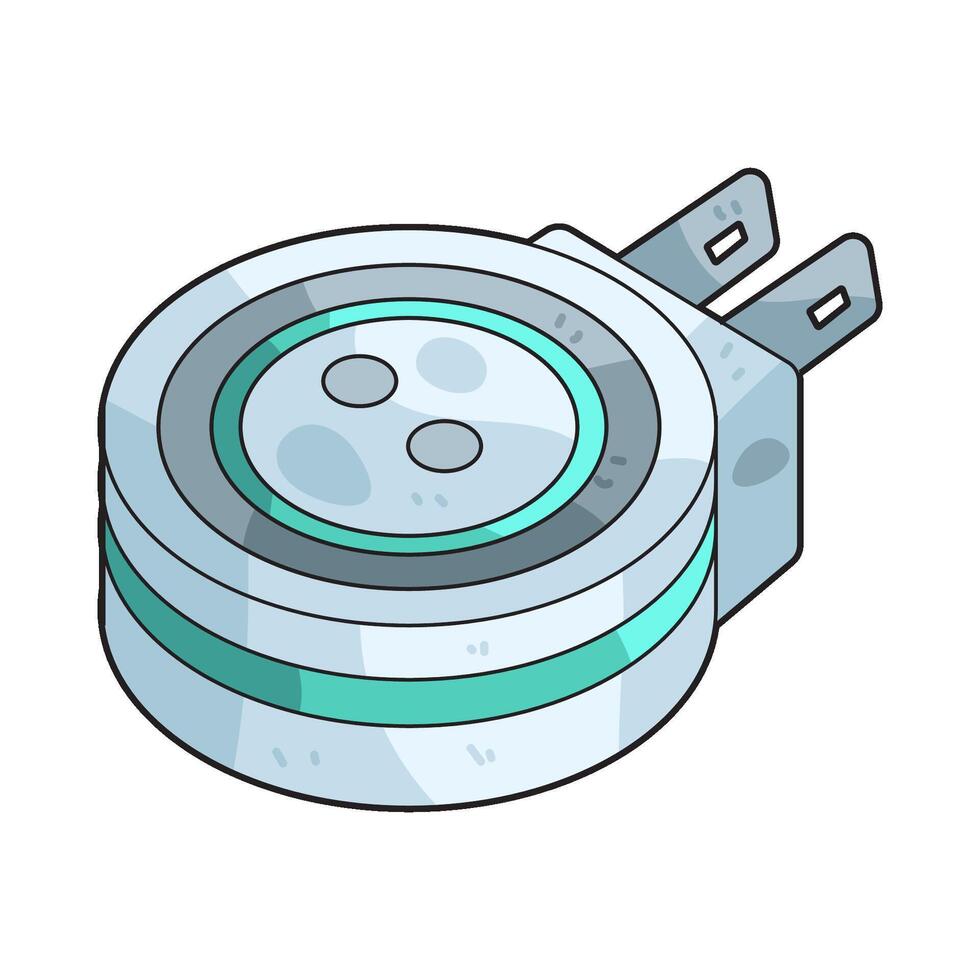 illustration of smart plug vector