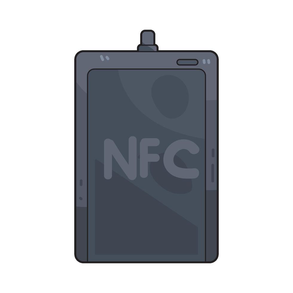 illustration of NFC Reader vector