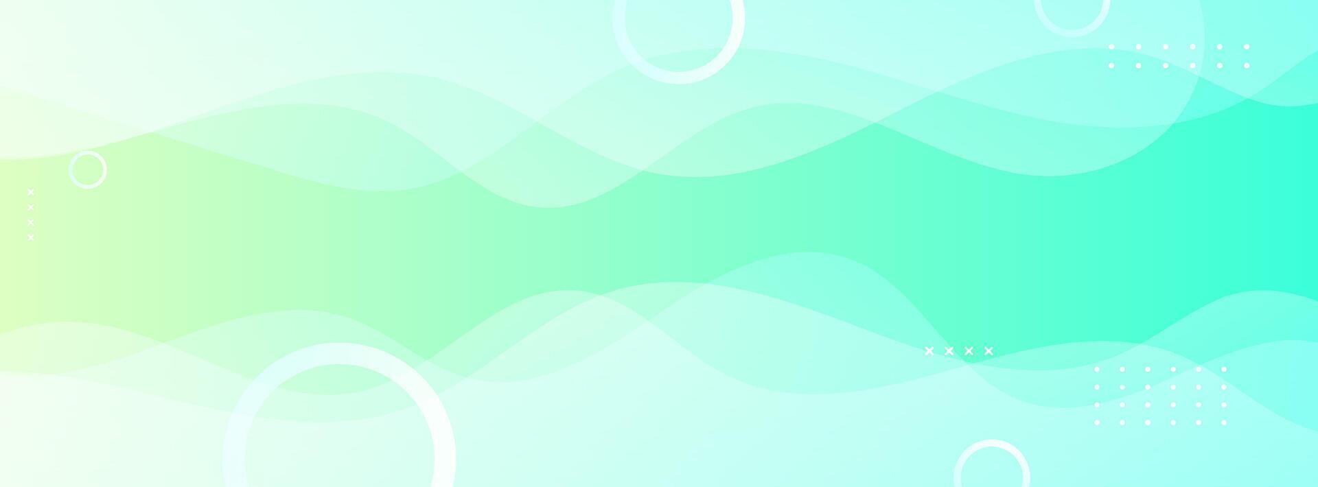 Soft pastel green and mint abstract wave design with smooth gradients, great for wellness, spa branding, or gentle lifestyle content. vector