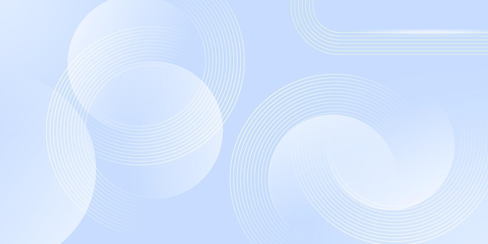 Soft abstract background in light blue tones with curved wave shapes, ideal for clean corporate templates or modern presentation slides. vector