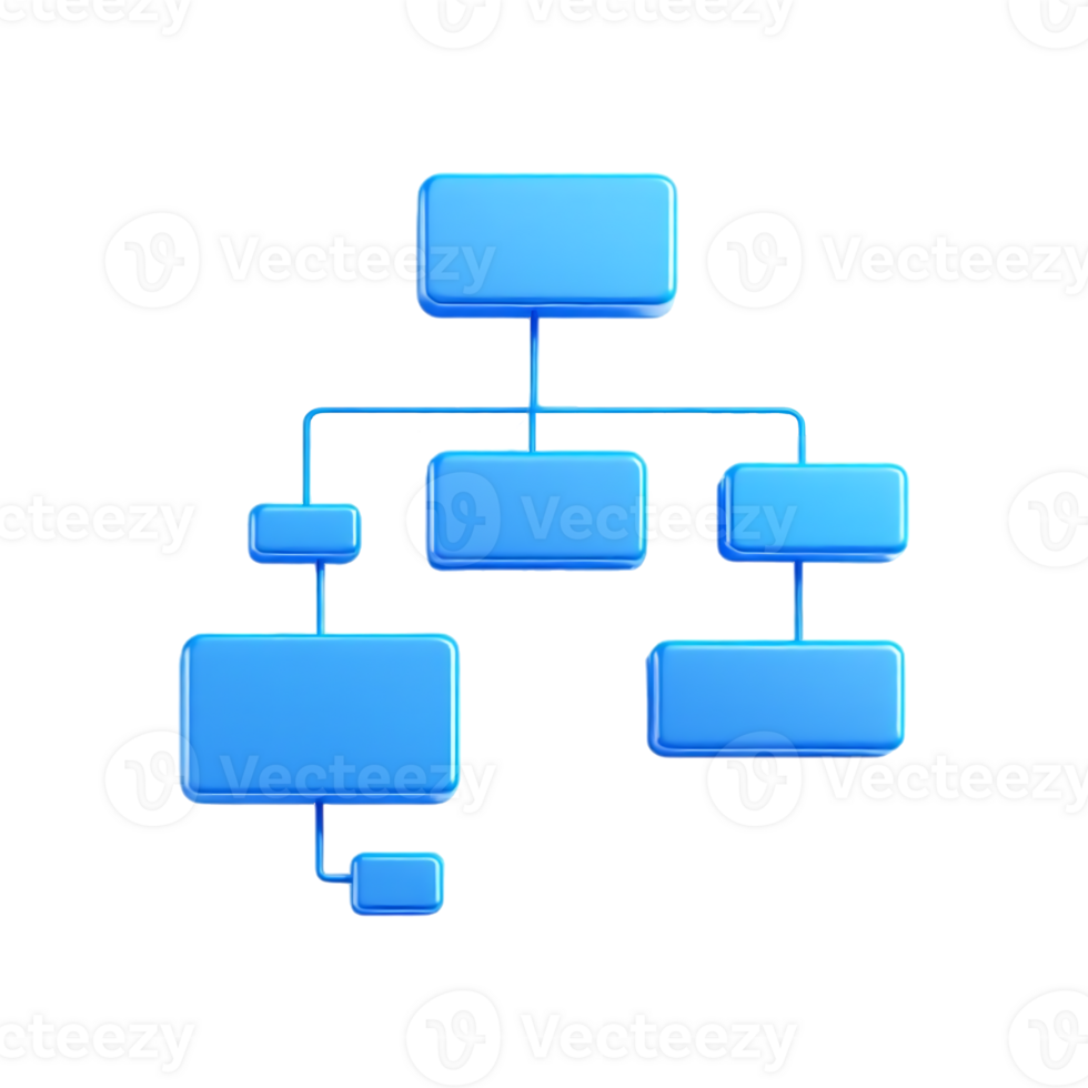 Abstract flowchart diagram, hierarchy, organization chart png