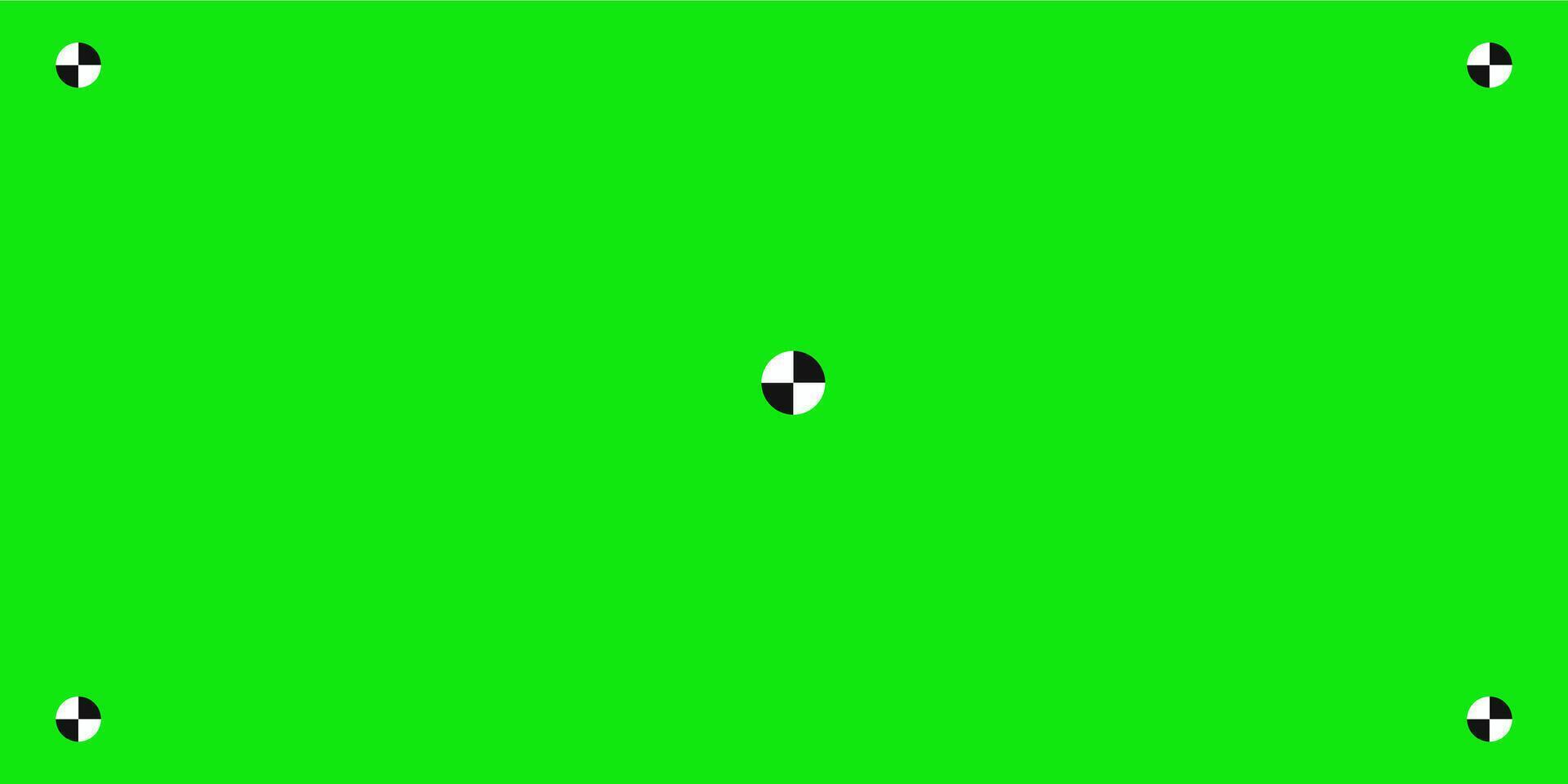 Chromakey green screen vertical phone frame vfx. Greenscreen cellphone film screen template, overlay. Cinema display with grid. vector