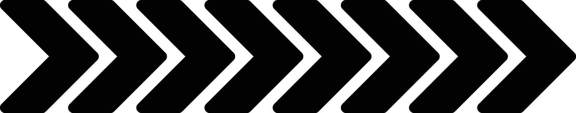 dynamic moving Arrow icon. representing speed sign. emergency exit red arrow. Road lines symbol. directional arrow signs. right swipe arrow for animation vector