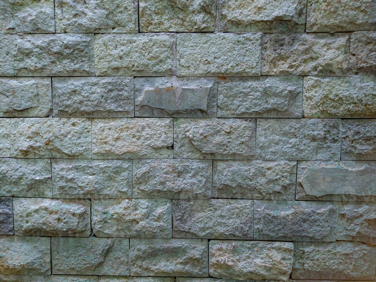 Stone Veneer Wall Texture Background Detail photo