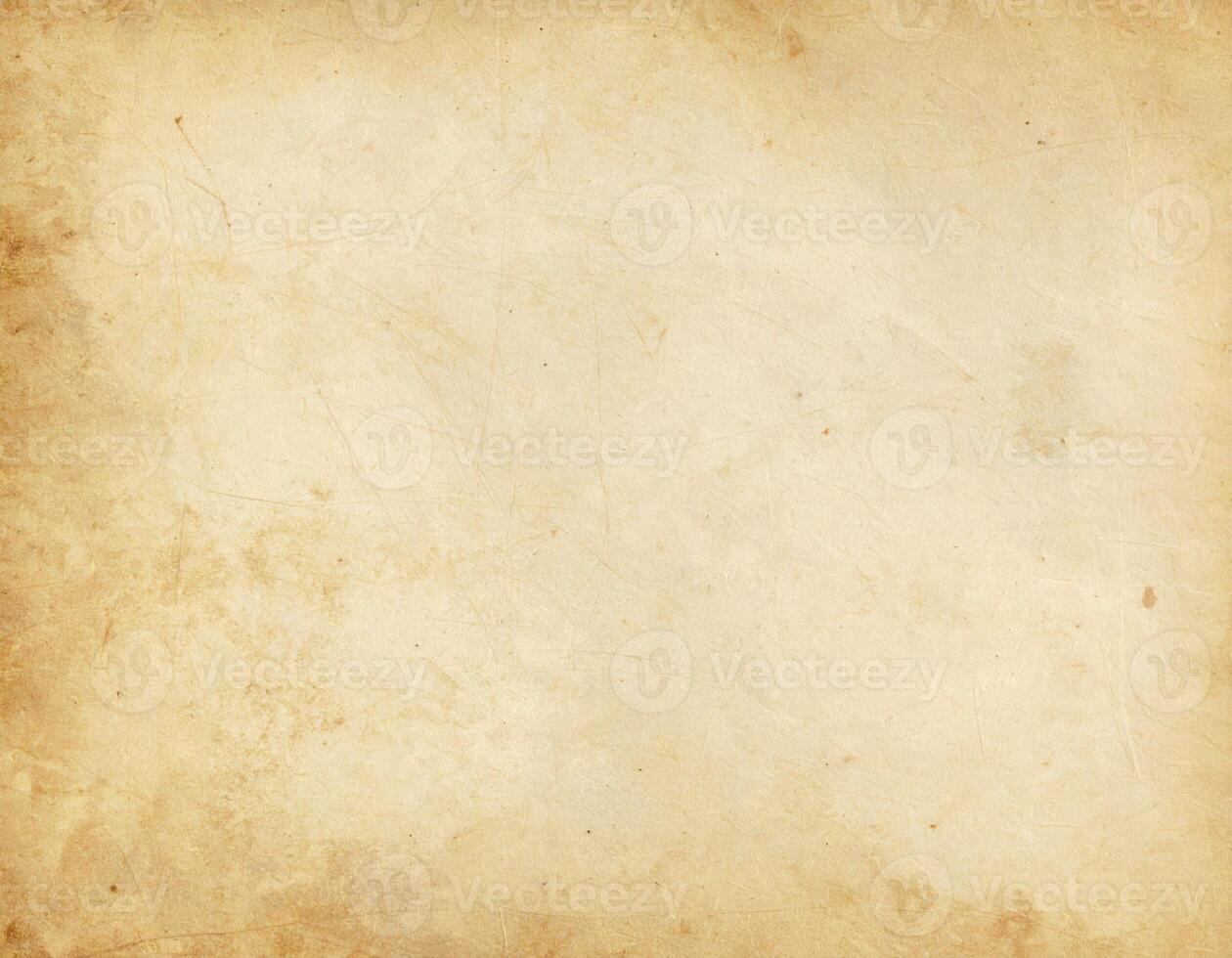Vintage aged paper texture with a weathered, grunge-inspired background pattern photo