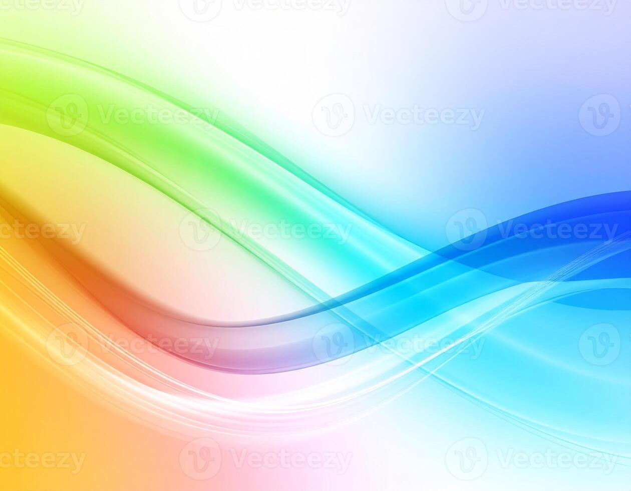 Vibrant 3D gradient backdrop featuring abstract hi-tech patterns and flowing waves photo
