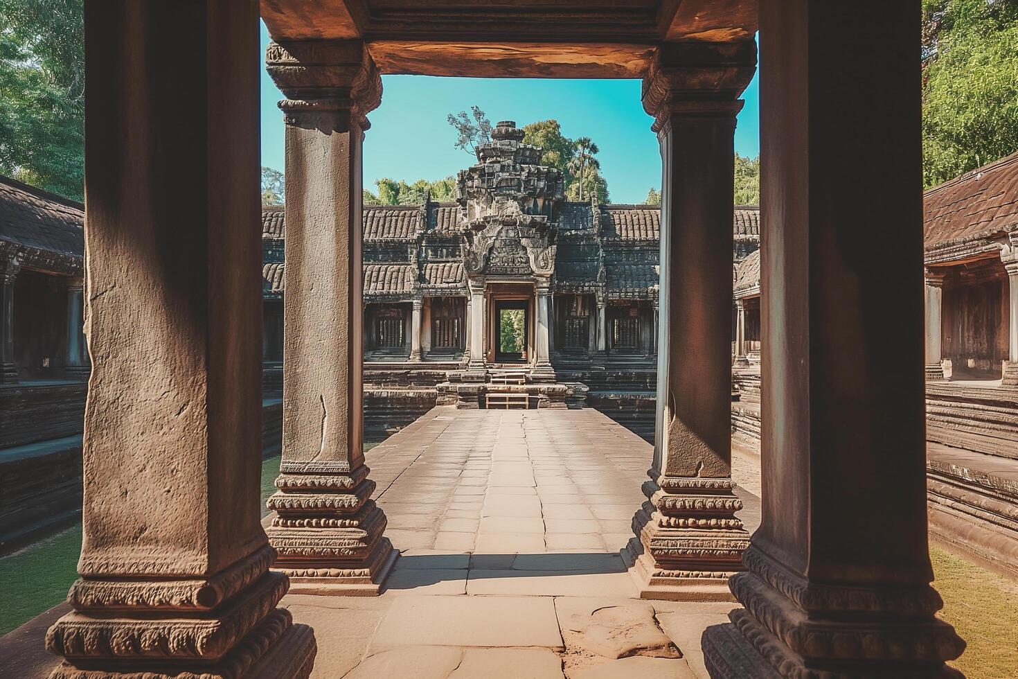 Cultural Heritage Discovering the Richness of Angkor Wat Cambodia photo