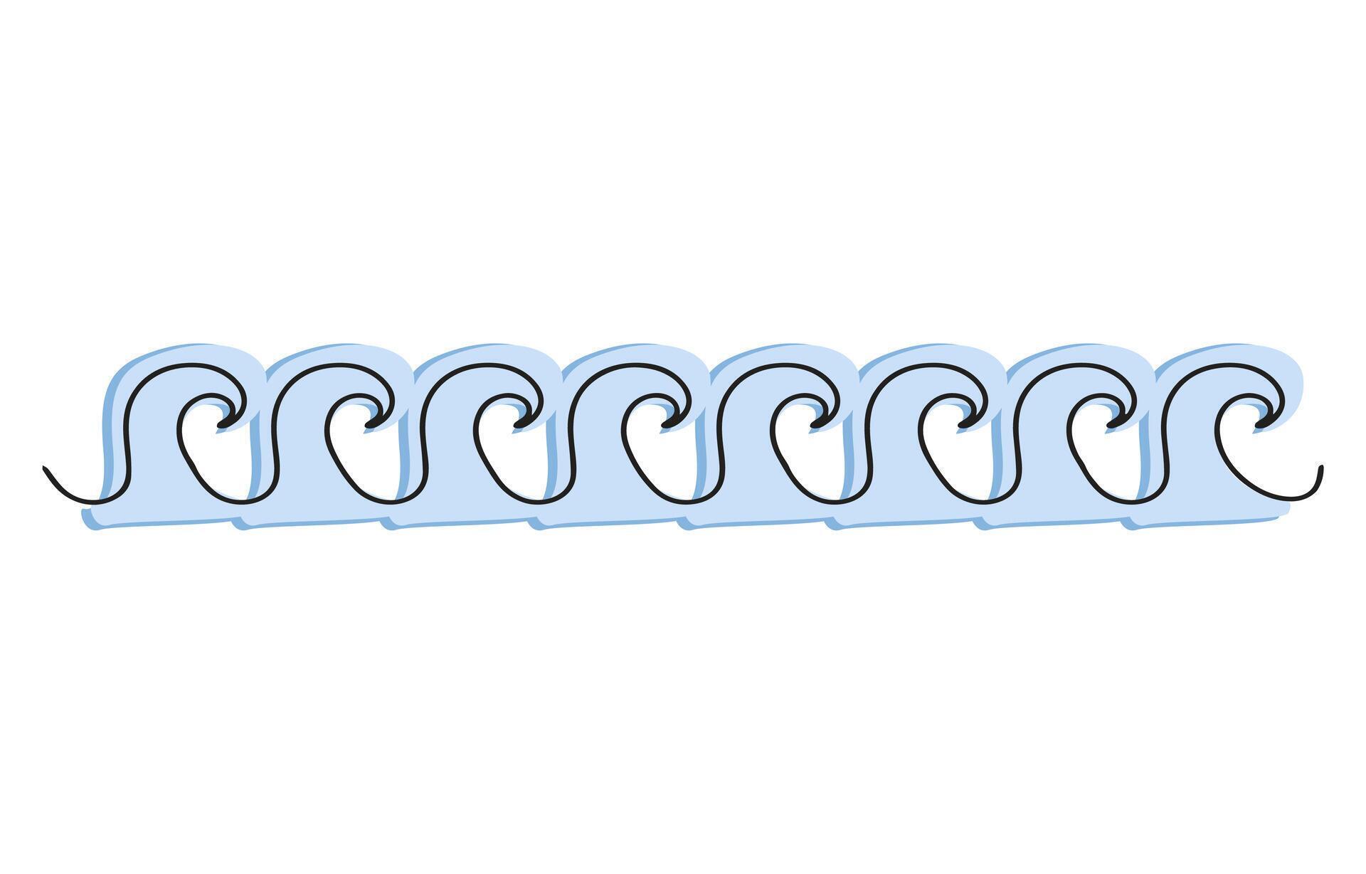 Seamless wavy pattern. 68438921 Vector Art at Vecteezy