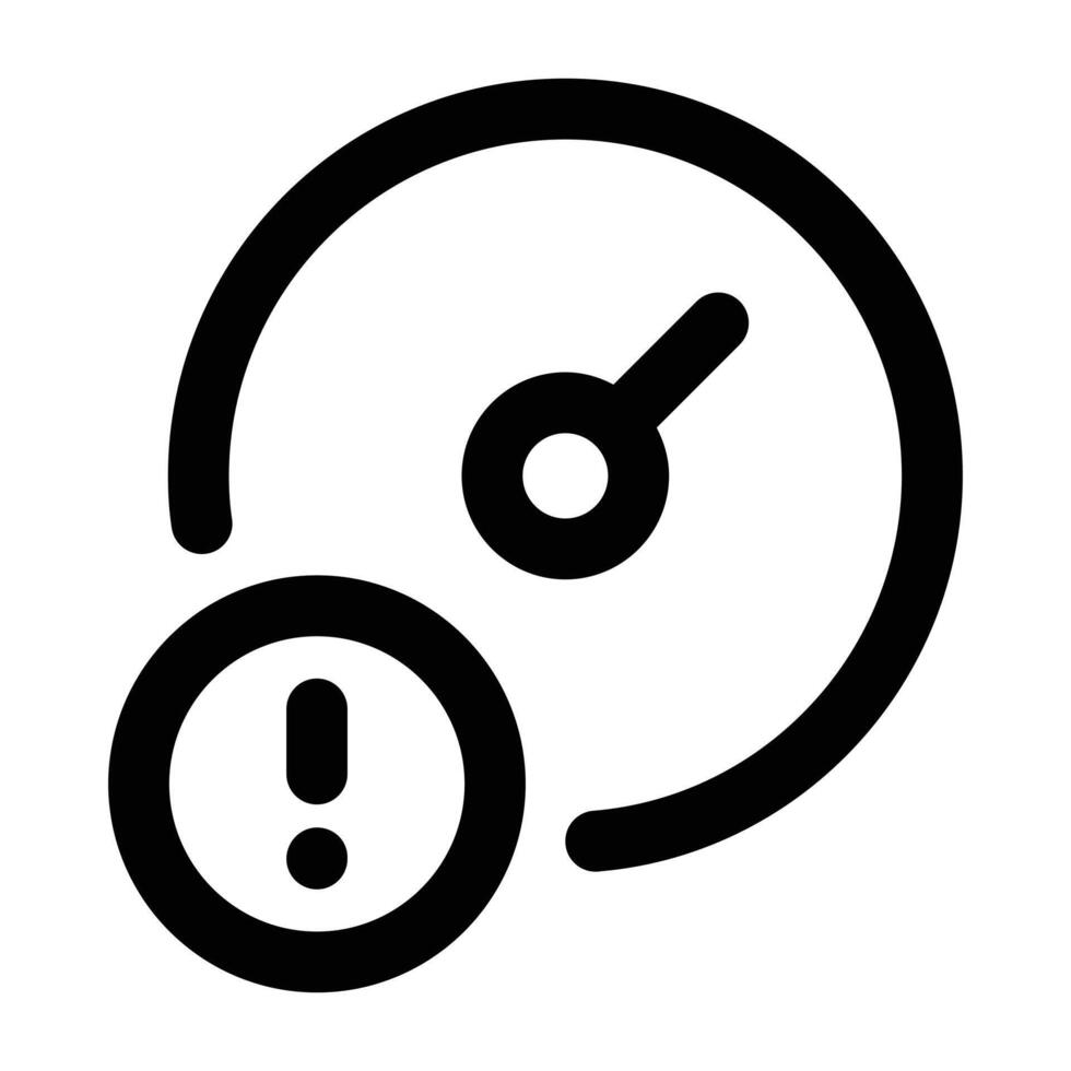 Simple Risk outline icon. The icon can be used for websites, print templates, presentation templates, illustrations, etc vector