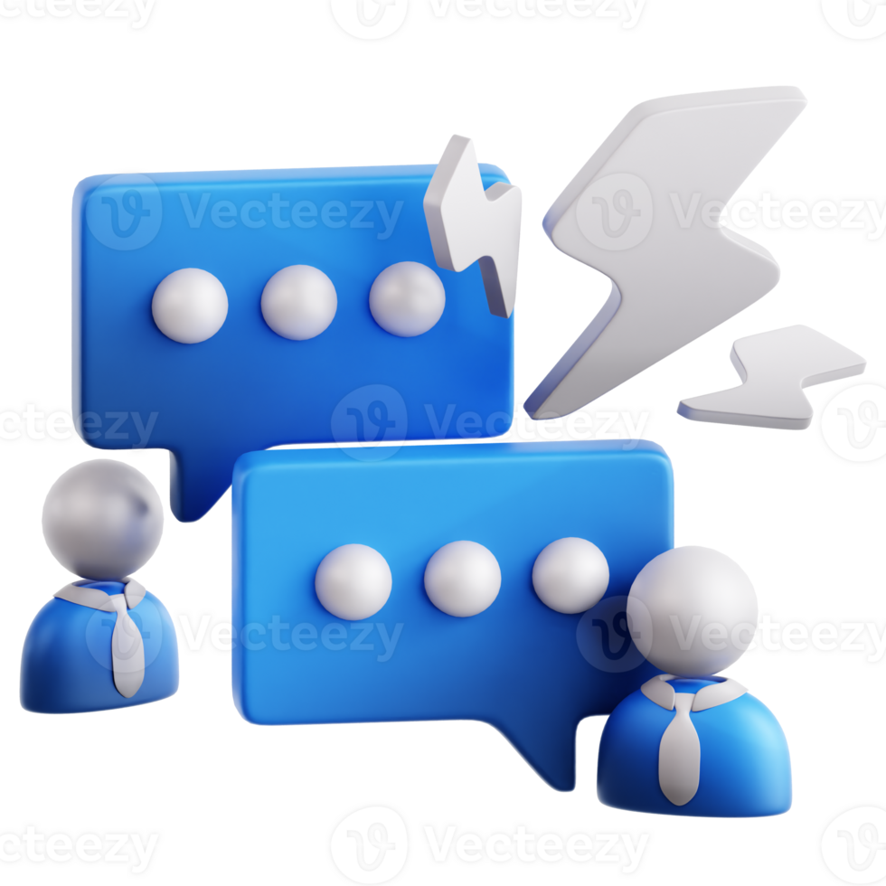 Argument 3D Illustration png