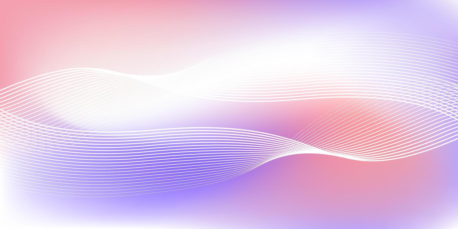 Abstract wave pattern in soft colors vector
