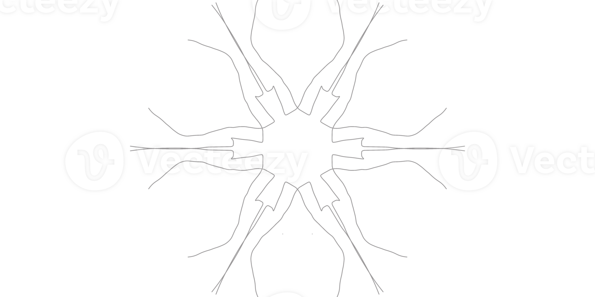 A spider web with many lines on it png