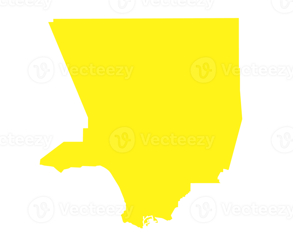 A yellow outline of the state of louisiana png