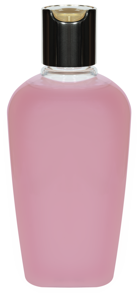 Mock up pink soap pump bottle png