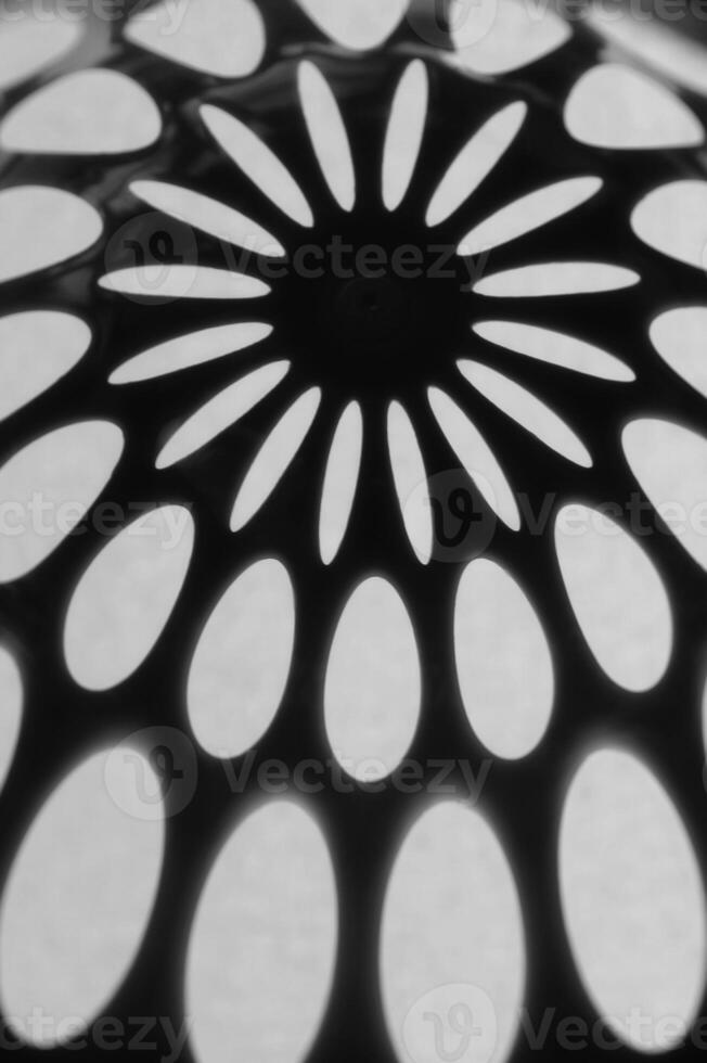 Silicon Structure With Stretched Smooth Holes Texture Background photo