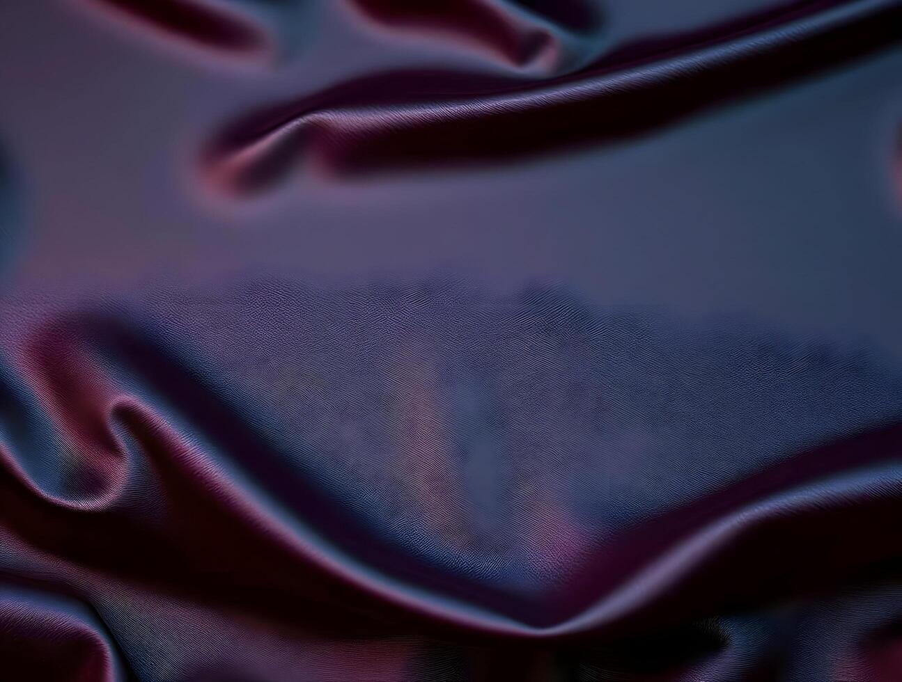 Luxurious Deep Purple Satin Fabric Texture Elegant Drape Background for Design Projects photo