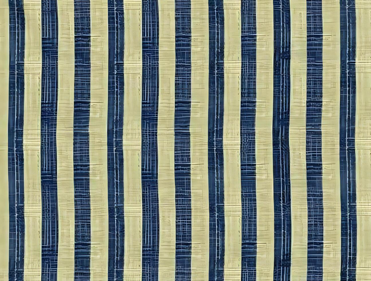 Elegant Blue and Beige Vertical Stripe Pattern Seamless Texture for Design Projects photo