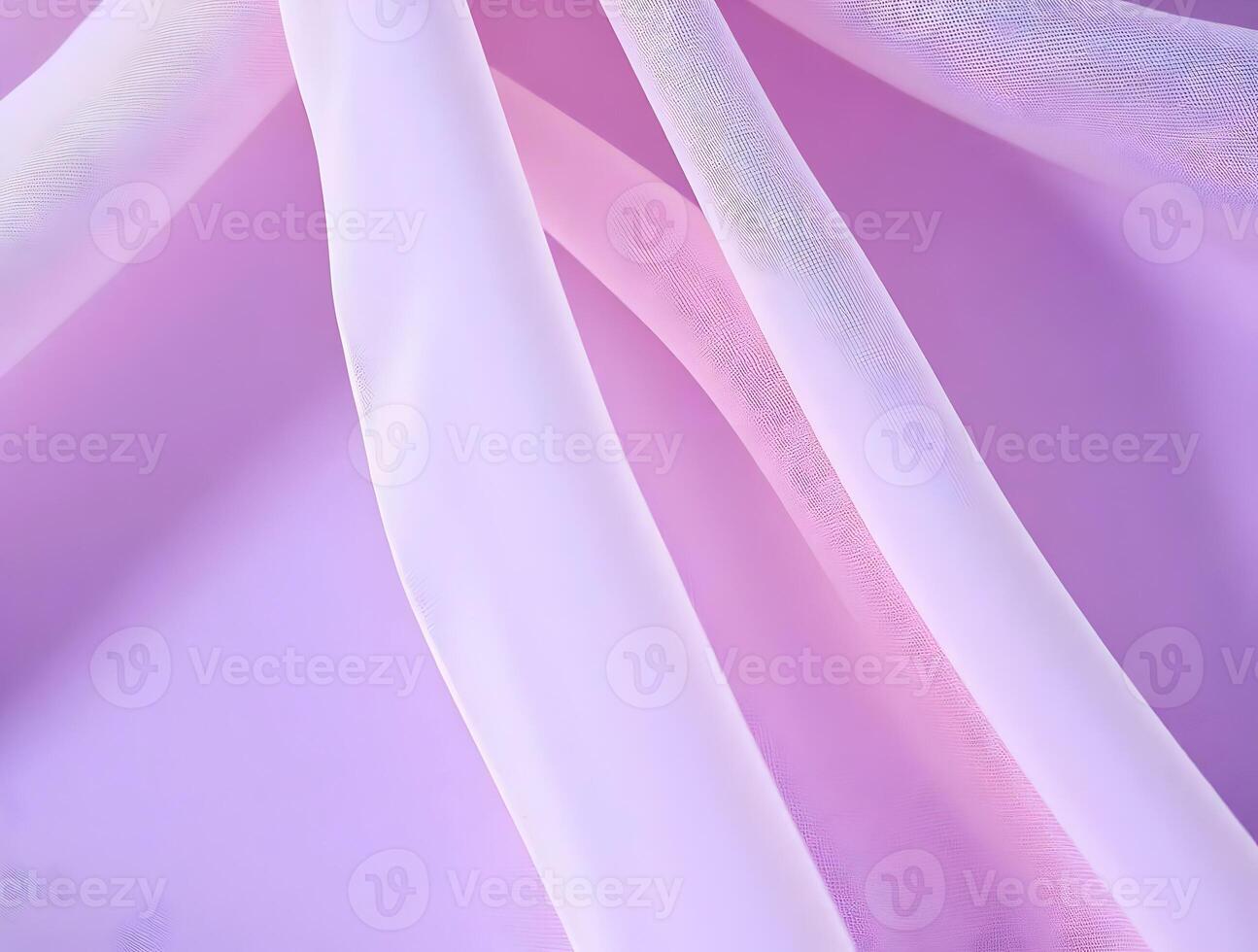 Elegant Lavender White Sheer Fabric Texture Background for Design Projects photo