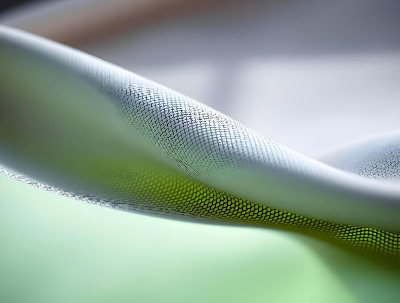 Elegant Abstract Mesh Green and Gray Textured Wave Background photo