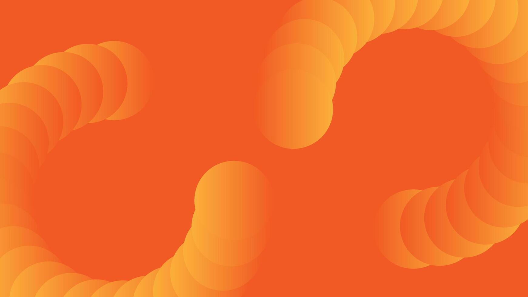 Abstract futuristic dynamic orange background vector