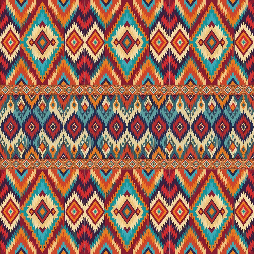 Colorful geometric pattern design vector