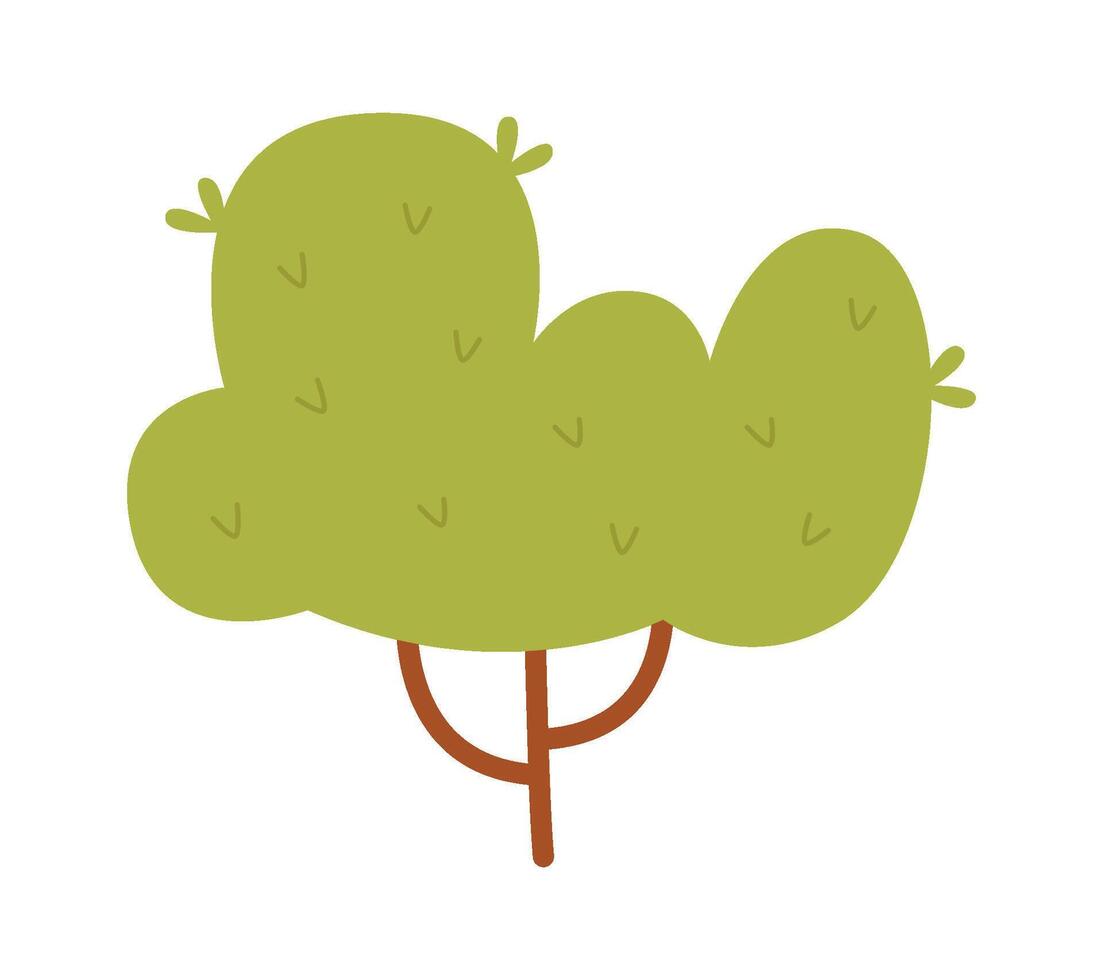Tree With Foliage vector