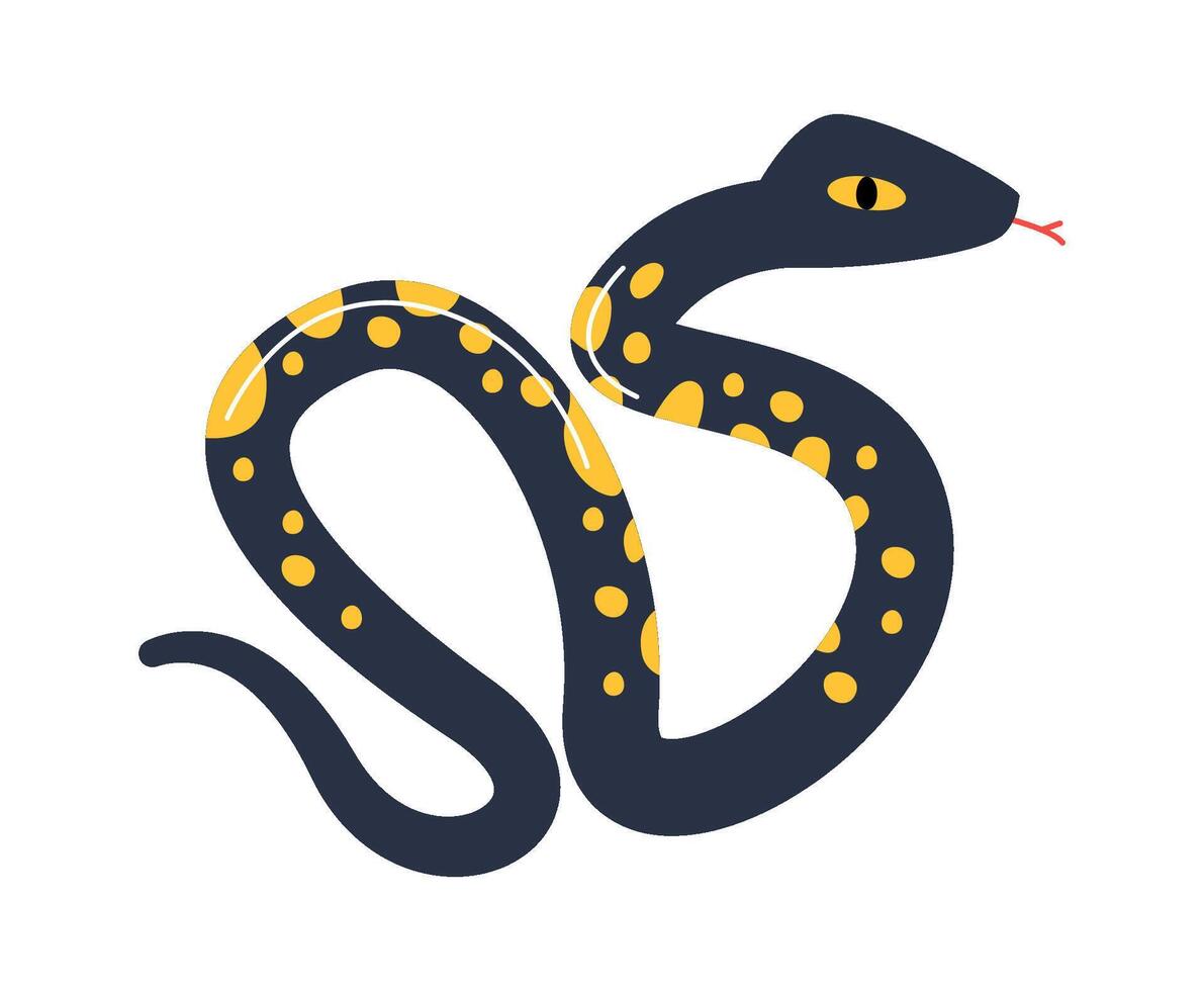 Dotted Snake Reptile vector