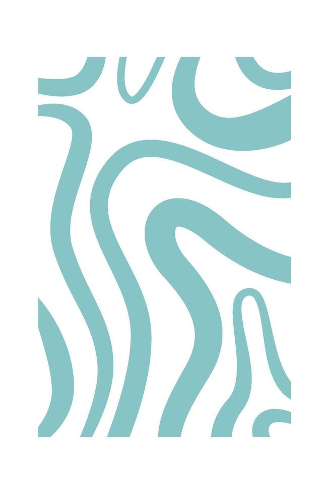 Abstract Curved Rectangle Pattern vector