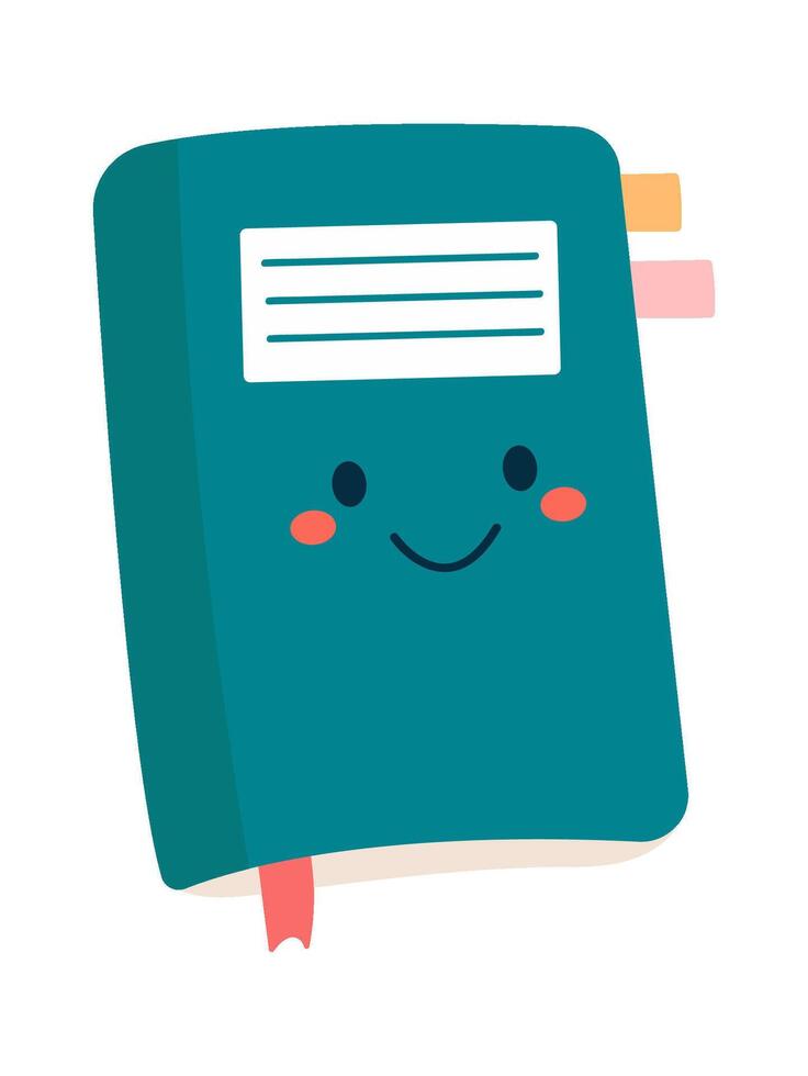 Notebook With Bookmarks Character vector