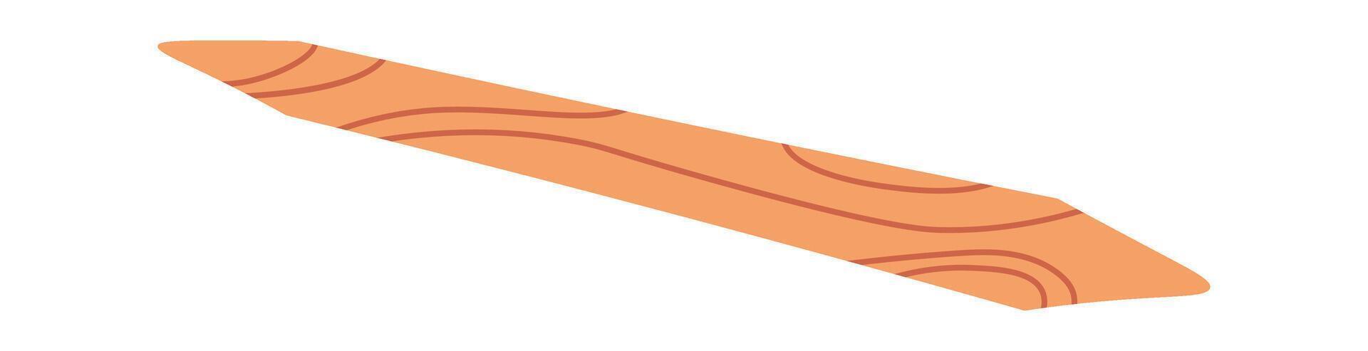 Pottery Clay Knife Flat Illustration vector