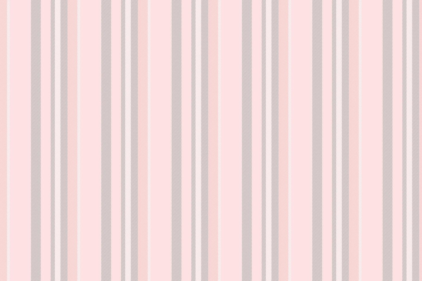 S0s stripe background textile, bold pattern texture . Tomfort fabric vertical lines seamless in misty rose and dark gray colors. vector