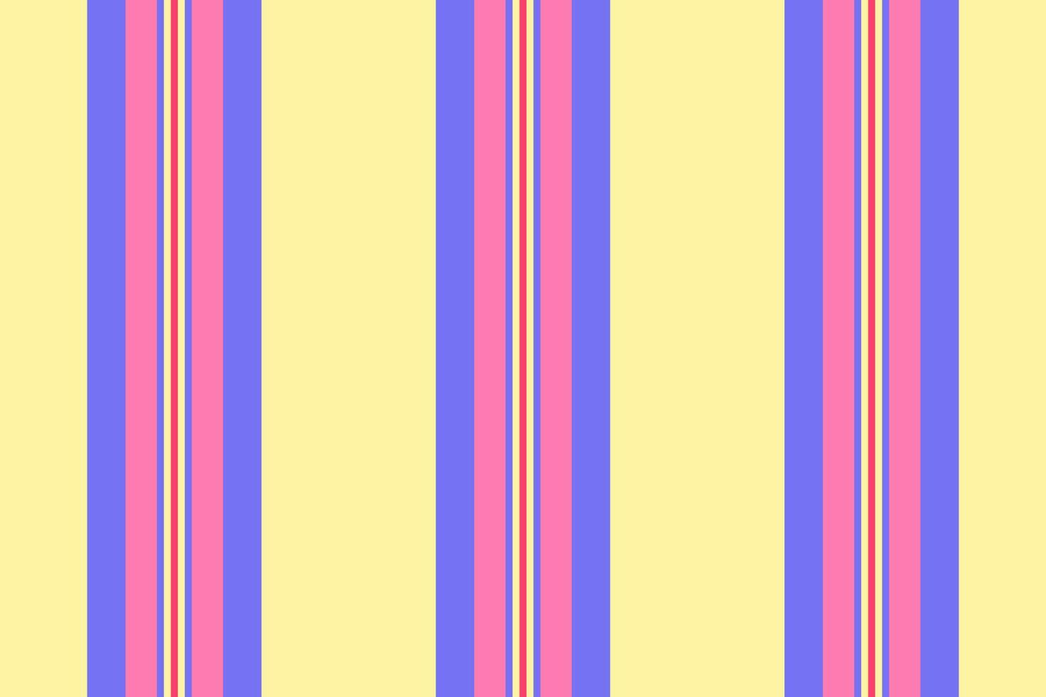 Oaster textile texture, yellow stripe fabric lines. Enline pattern vertical seamless background in indigo and yellow colors. vector