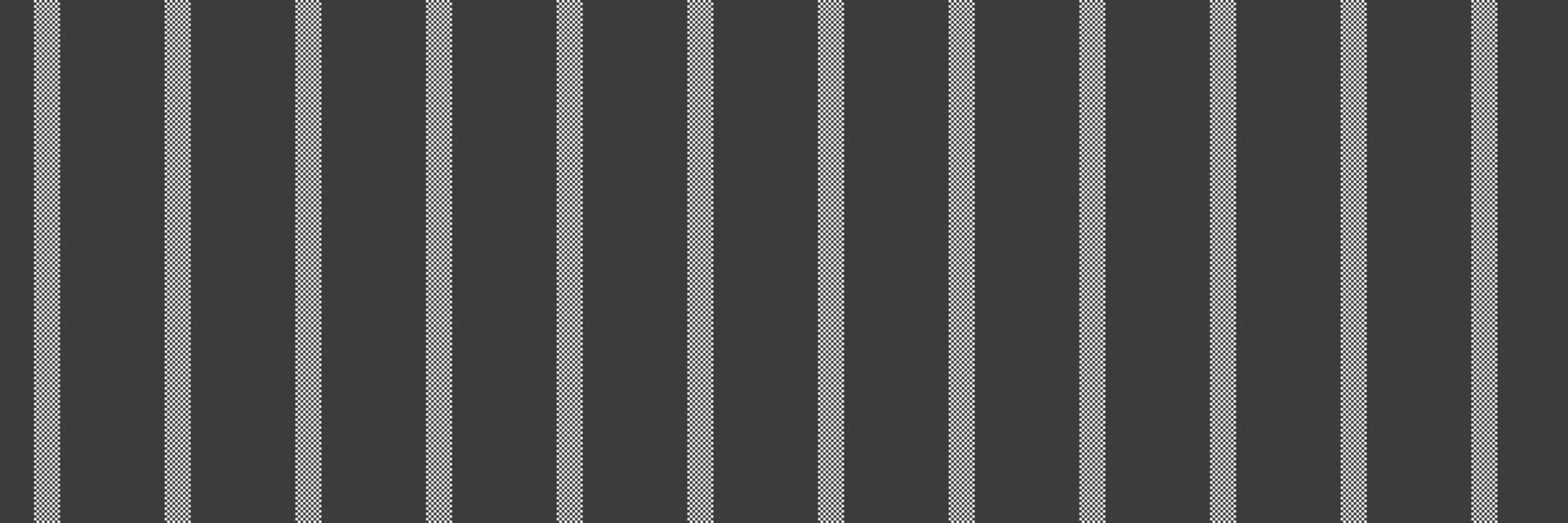 Gut out textile seamless , large pattern lines texture. Nablecloth background fabric stripe vertical in grey and white colors. vector