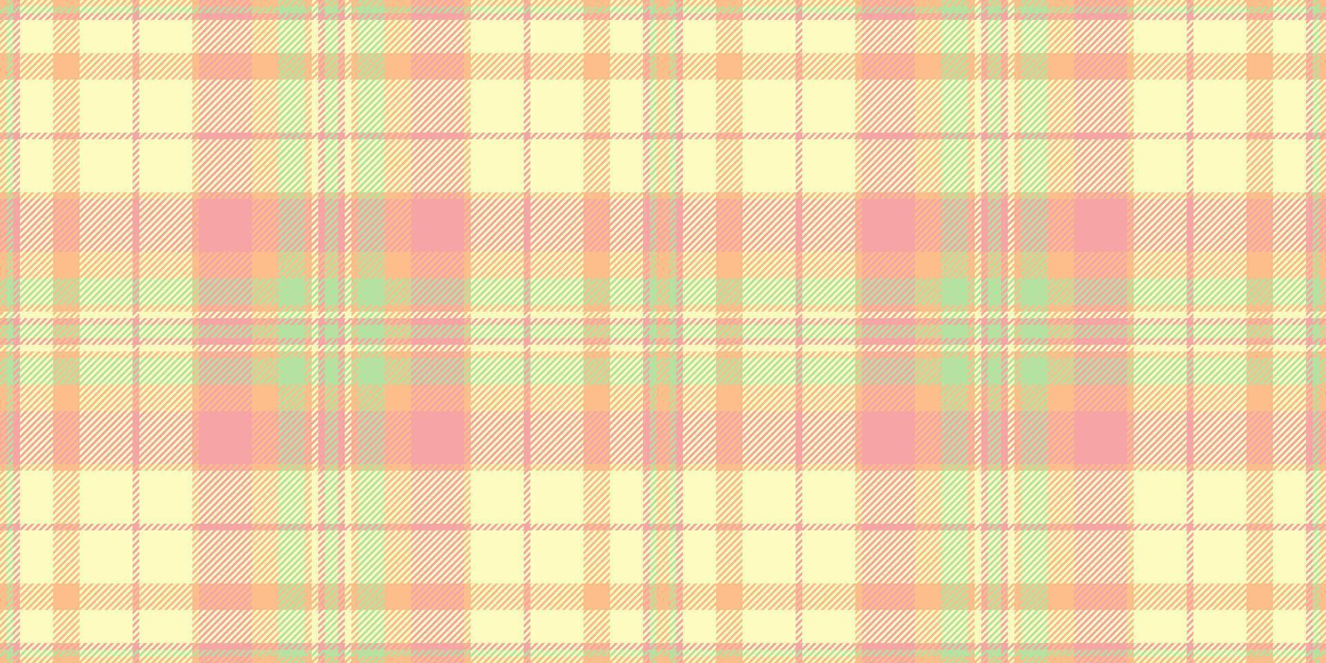 Pastel plaid pattern. Soft, delicate colors create a gentle, springlike texture ideal for backgrounds, textiles, and website design. vector