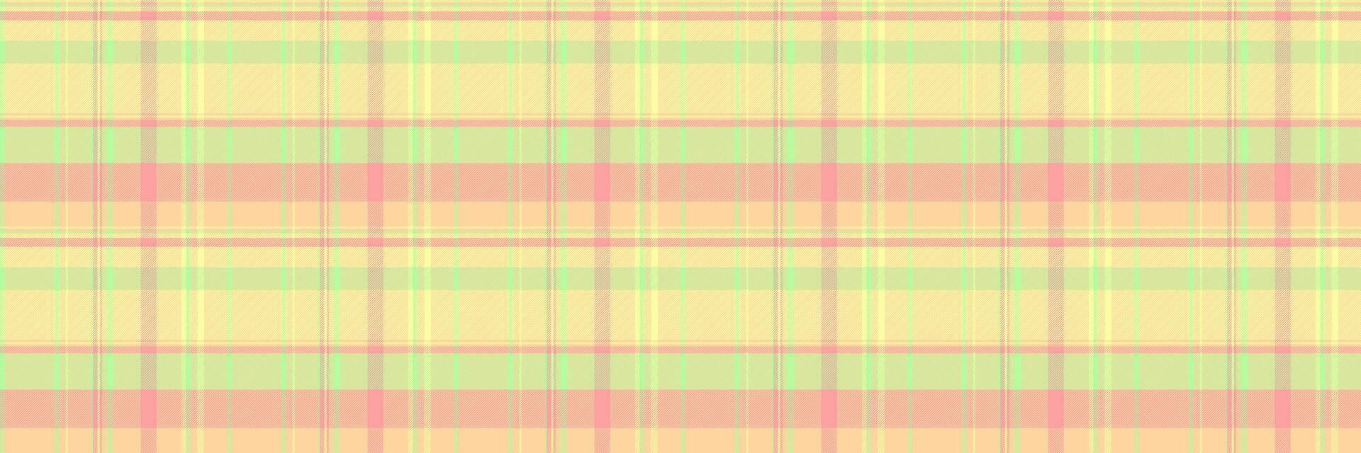 Pastel plaid pattern. Soft, delicate colors create a gentle, springlike aesthetic. Ideal for backgrounds, textiles, packaging, or website designs. Evokes feelings of serenity and warmth. vector
