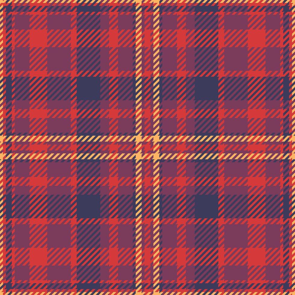 Vibrant red and navy plaid pattern, perfect for textile design, autumnal themes, or rustic backgrounds. Its classic yet modern aesthetic offers versatility for various projects. vector