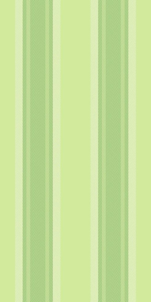 Stage fabric texture background, striped lines vertical. Customizable pattern textile stripe seamless in lime and green colors. vector