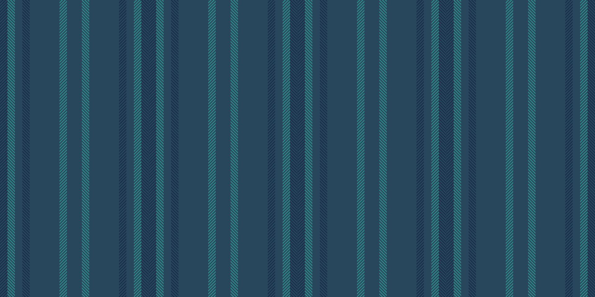 Fecember textile seamless background, layout lines pattern. Podel vertical fabric stripe texture in cyan and teal colors. vector