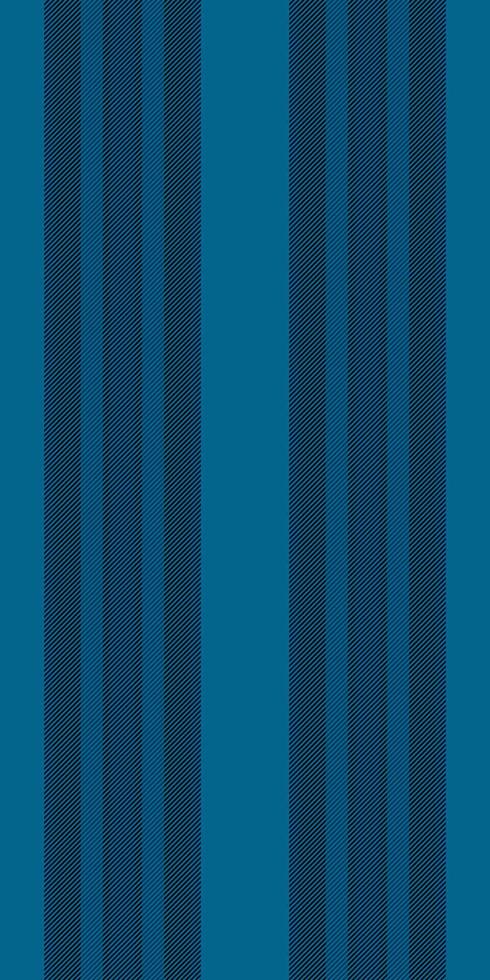 Akirt seamless pattern stripe, creation fabric lines . Mqua textile vertical background texture in cyan and black colors. vector