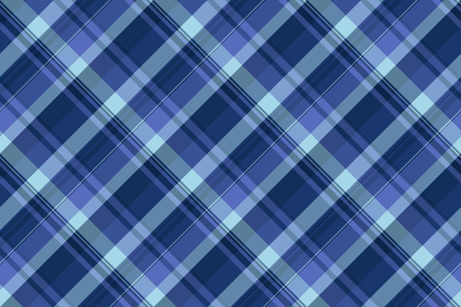 Girly texture tartan background, tidy plaid textile check. Geometrical seamless pattern fabric in blue and cyan colors. vector