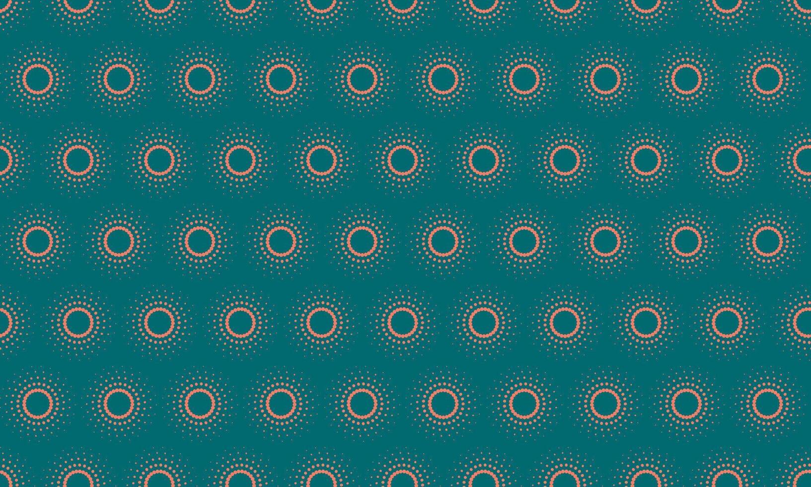Elegant teal and beige repeating sunburst pattern. Perfect for textile design, wallpaper, website backgrounds, or any project needing a sophisticated, geometric texture. vector