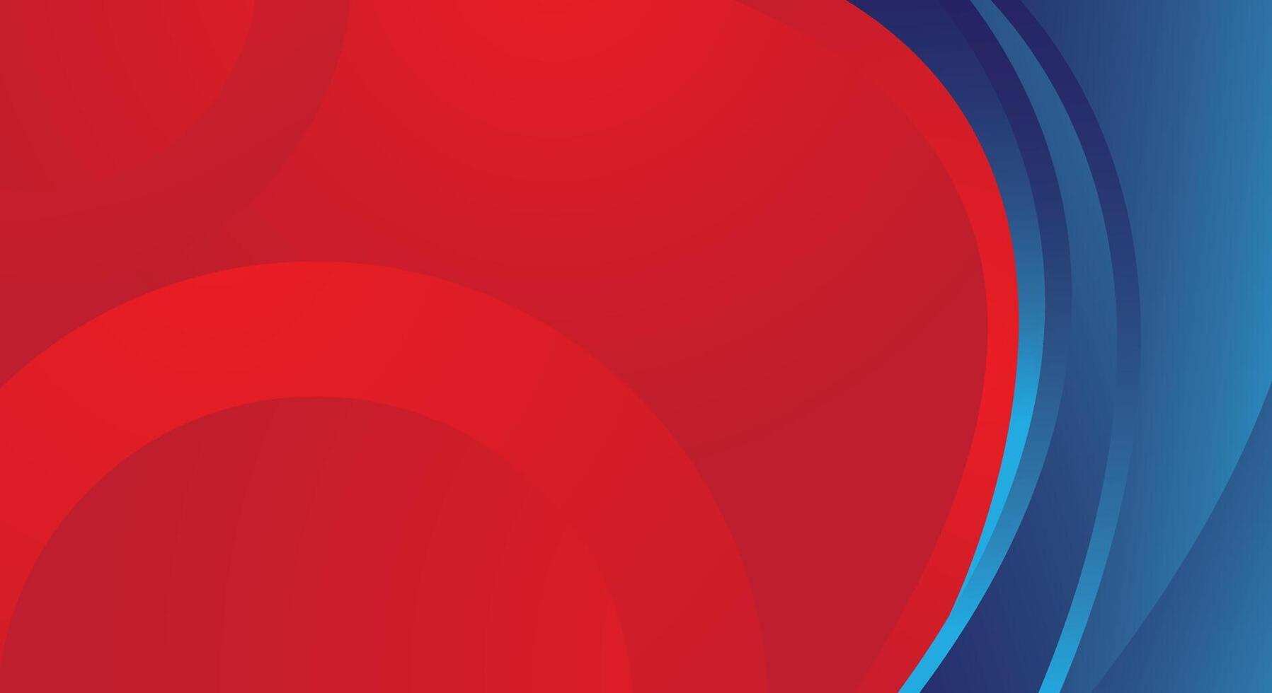 Red pattern background with modern dark blue gradient curves vector