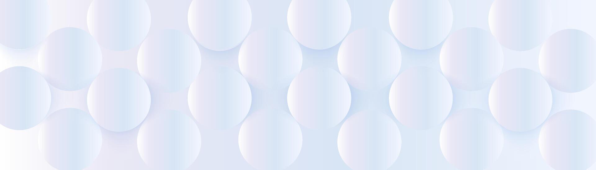 Soft white circles on a light background vector