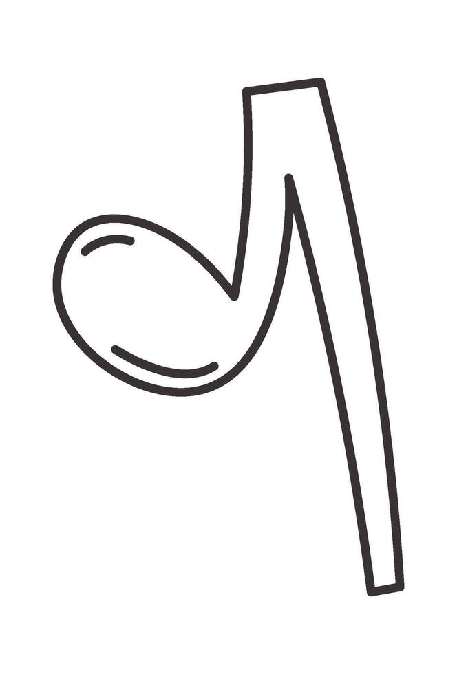 Eight Rest Musical Note vector