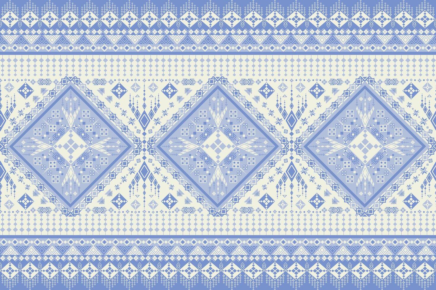 blue and white geometric pattern vector
