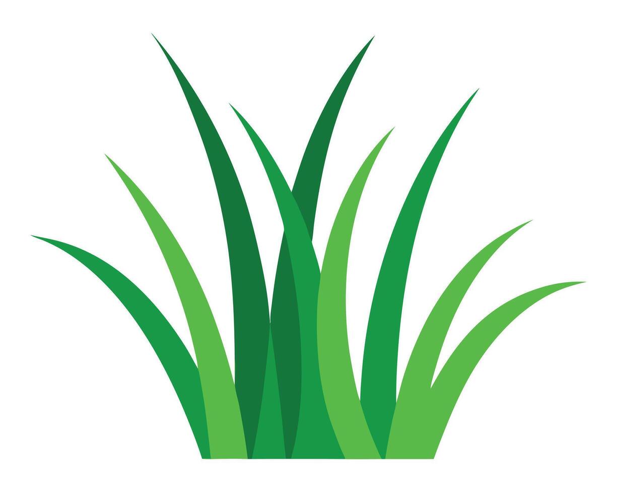 Lush Green Grass Blades Swaying Gently in a Serene, Peaceful Meadow Scene - Professional digital artwork with vibrant colors and detailed composition vector
