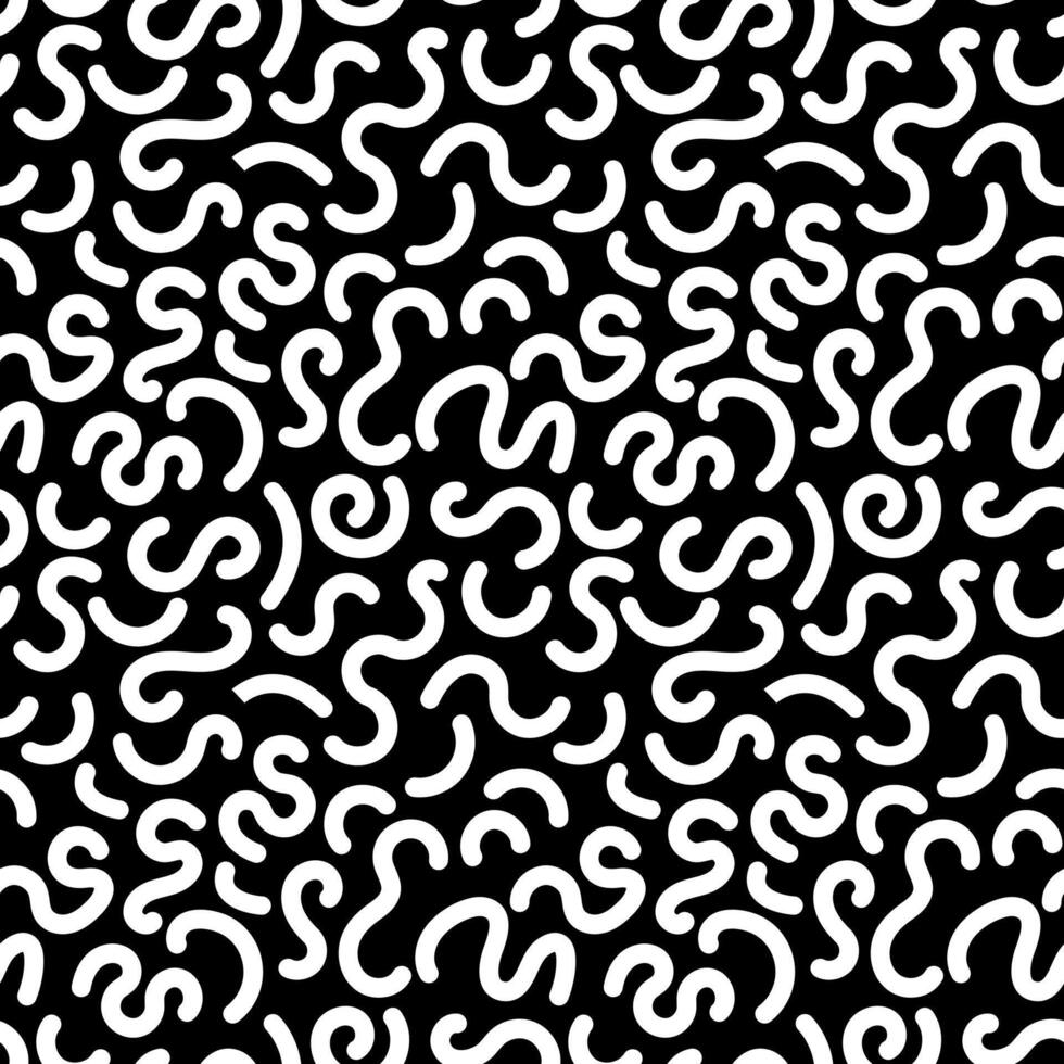 An Abstract Black and White Curvy Pattern Design that is ideal for Modern Visuals and Aesthetics vector